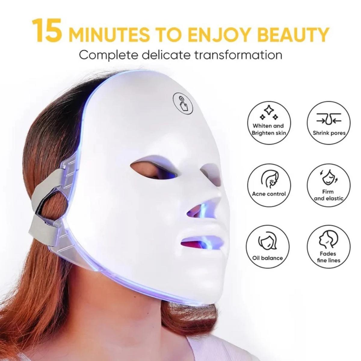 Glowvara™ LED Light Therapy Face Mask